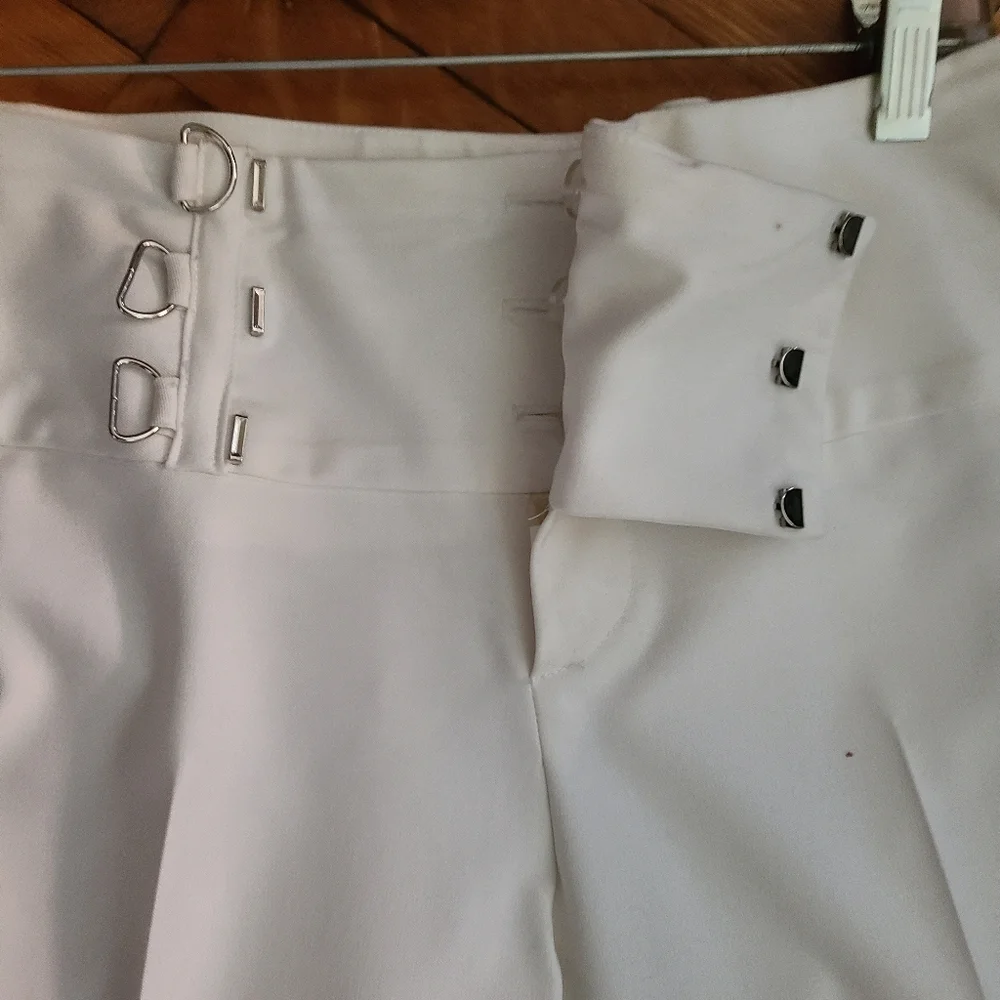 White dress ankle length pants size 4 Hp🔥🔥🔥🔥 - Picture 3 of 6
